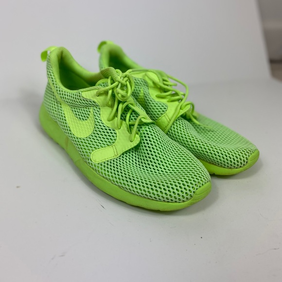 nike sneakers neon green